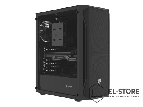 FURY OBUDOWA FURY SHOBO SH4F MIDI TOWER Z OKNEM CZARNA