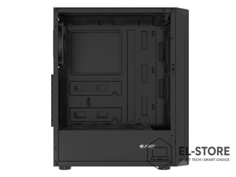 FURY OBUDOWA FURY SHOBO SH4F MIDI TOWER Z OKNEM CZARNA