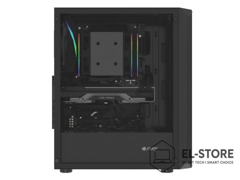 FURY OBUDOWA FURY SHOBO SH4F MIDI TOWER Z OKNEM CZARNA