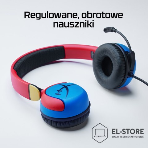 Hewlett-Packard HyperX Cloud Mini Kids kolorowe / Słuchawki gamingowe / mikrofon / Gniazdo 3,5 mm