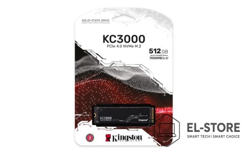 Kingston KINGSTON DYSK SSD SKC3000D/512G KC3000 NVMe M.2