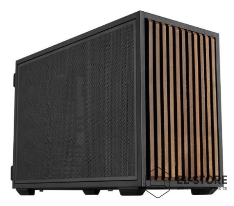 LIAN LI Lian Li B4-mATX Wood Mini Tower Czarny, Drewno
