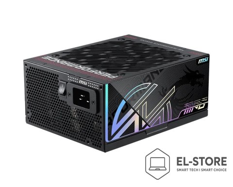 MSI MSI MPG Ai1300TS PCIE5 moduł zasilaczy 1300 W 24-pin ATX ATX Czarny