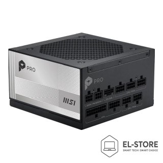 MSI Zasilacz MSI PRO A1000PL PCIE5 1000W 120mm 80plus Platinum