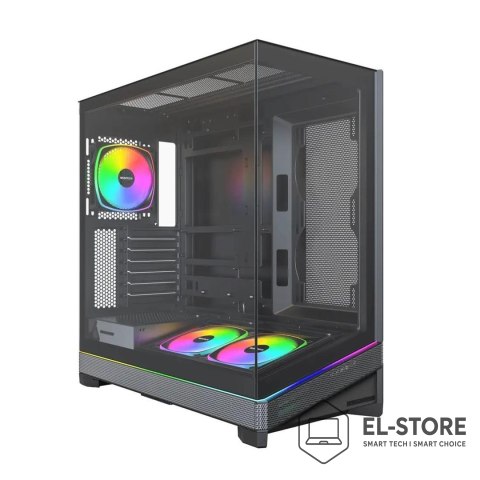 Montech Montech Sky 3 PC-Gehäuse, Midi-Tower, ATX, ARGB, Tempered Glass - schwarz
