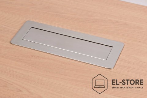 No name Listwa zasilająca na biurko Indesk Power 3x 2xUSB