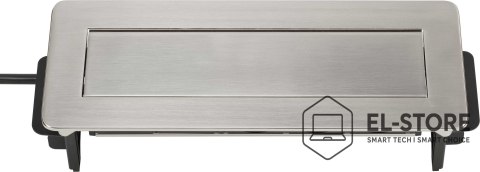 No name Listwa zasilająca na biurko Indesk Power 3x 2xUSB
