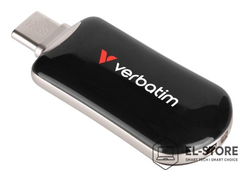 Verbatim Verbatim 30225 pamięć USB 128 GB USB Type-C 3.2 Gen 1 (3.1 Gen 1) Czarny