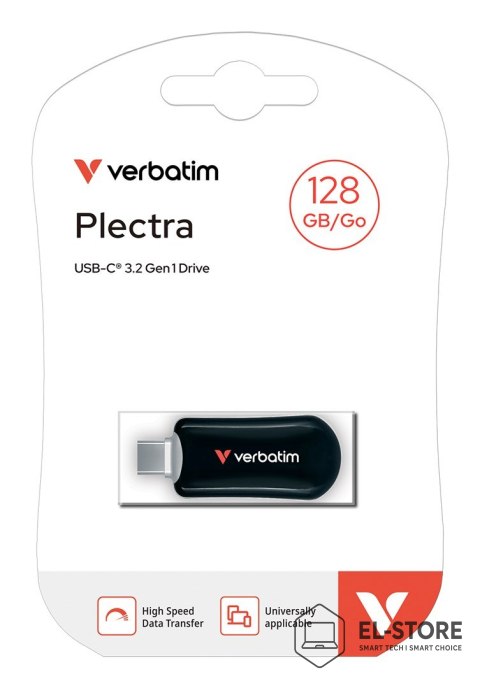 Verbatim Verbatim 30225 pamięć USB 128 GB USB Type-C 3.2 Gen 1 (3.1 Gen 1) Czarny