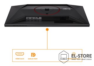 AOC AOC G4 24G4ZR/02 monitor komputerowy 60,5 cm (23.8") 1920 x 1080 px Czarny, Czerwony