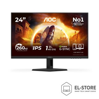 AOC AOC G4 24G4ZRE monitor komputerowy 60,5 cm (23.8") 1920 x 1080 px Full HD LED Czarny, Czerwony