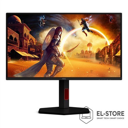 AOC AOC G4 25G4KUR monitor komputerowy 62,2 cm (24.5") 1920 x 1080 px Full HD LED Czarny, Czerwony