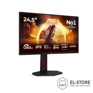 AOC AOC G4 25G4ZR monitor komputerowy 62,2 cm (24.5") 1920 x 1080 px Czarny, Czerwony