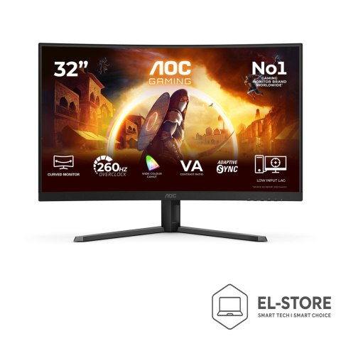 AOC AOC G4 C32G42ZE monitor komputerowy 80 cm (31.5") 1920 x 1080 px Full HD LED Czarny, Czerwony