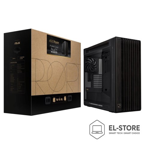 ASUS Obudowa ASUS PROART PA602 WOOD TG PWM BLACK