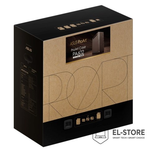 ASUS Obudowa Asus PROART PA602 WALNUT WOOD METAL PWM RET