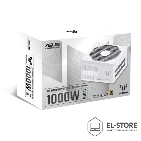 ASUS Zasilacz ASUS TUF Gaming 1000W Gold White Edition