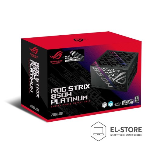 ASUS Zasilacz Asus + kabel ROG Equalizer ROG-STRIX-850P-GAMING-E