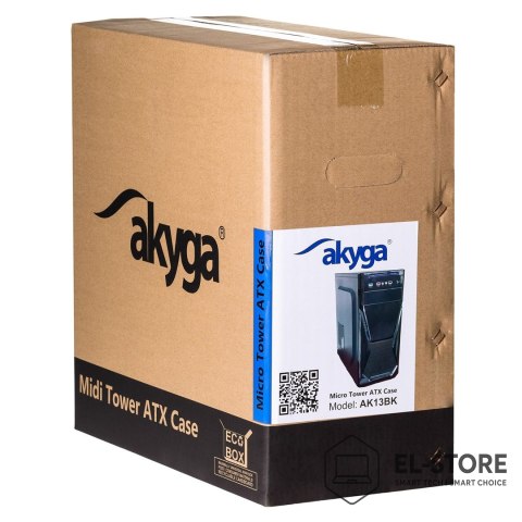 Akyga Akyga AK13BK zabezpieczenia & uchwyty komputerów Micro Tower Czarny