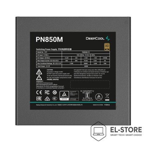 DEEPCOOL Zasilacz Deepcool PN850M 850w Gold Modular