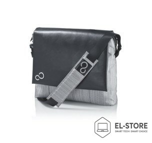 Fujitsu Fujitsu S26391-F1194-L171 torba na laptop 35,6 cm (14") Obudowa na messenger Czarny, Szary