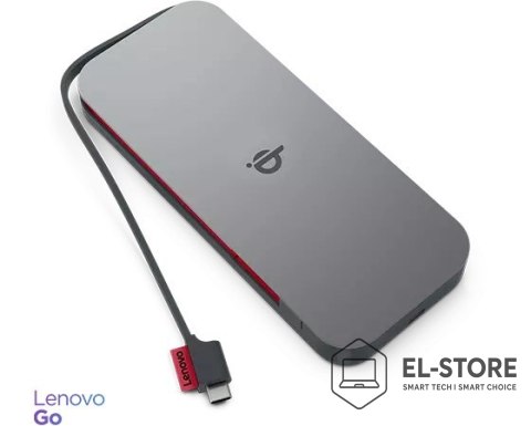 Lenovo Power Bank Lenovo Go 10 000 mAh, G0A3LG1WWW, USB-C, szary