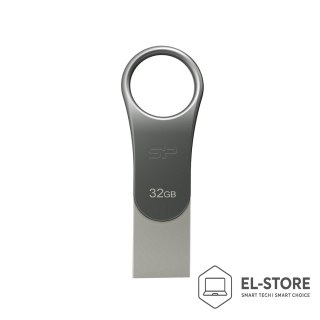 Silicon Power Pendrive Silicon Power Mobile C80 32GB Dual USB 3.1/Type-C Silver (SP032GBUC3C80V1S)