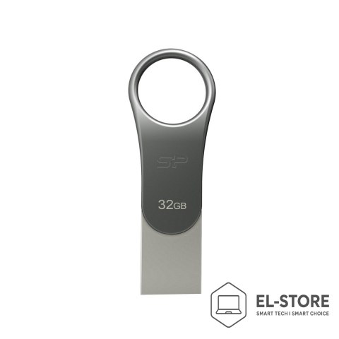 Silicon Power Pendrive Silicon Power Mobile C80 32GB Dual USB 3.1/Type-C Silver (SP032GBUC3C80V1S)
