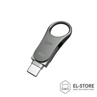 Silicon Power Pendrive Silicon Power Mobile C80 32GB Dual USB 3.1/Type-C Silver (SP032GBUC3C80V1S)
