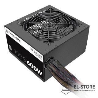 Thermaltake THERMALTAKE TR2 S 600W 80+ SINGLE RAIL DC-DC PŁASKIE KABLE PS-TRS-0600NPCWEU-2