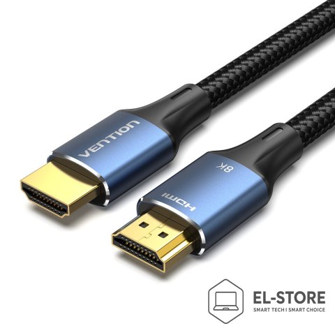 Vention Kabel HDMI Vention 8K Ultra HD 48Gbps w oplocie 2m
