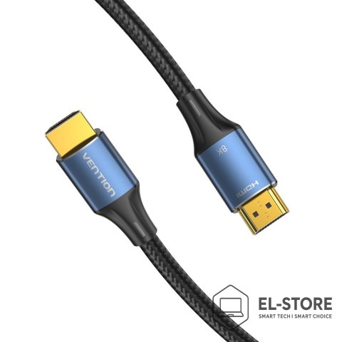 Vention Kabel HDMI Vention 8K Ultra HD 48Gbps w oplocie 2m