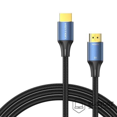 Vention Kabel HDMI Vention 8K Ultra HD 48Gbps w oplocie 2m