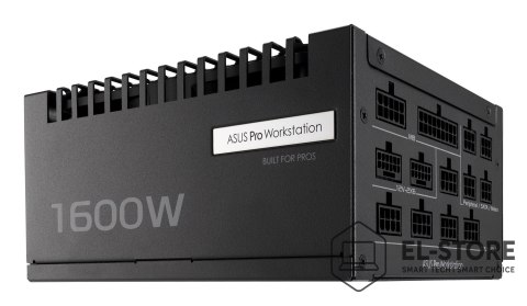 ASUS ASUS Pro WS 1600W Platinum moduł zasilaczy 20+4 pin ATX ATX Czarny