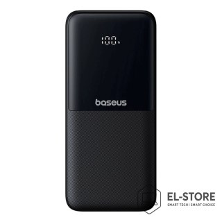Baseus Powerbank Baseus Lipow 10000mAh 22.5W z podwójnym wbudowanym kablem z wyświetlaczem (z dodatkowym czarnym kablem Baseus Simple U