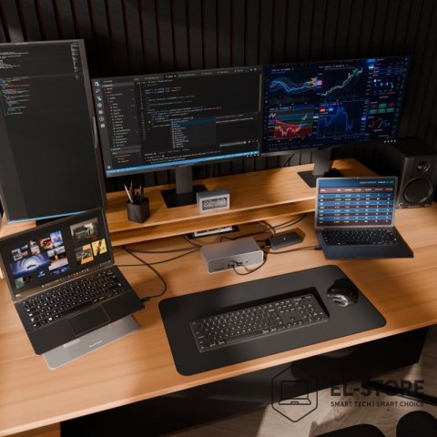 Targus Targus DOCK230EUZ stacja dokująca Przewodowa Thunderbolt 5 Srebrny