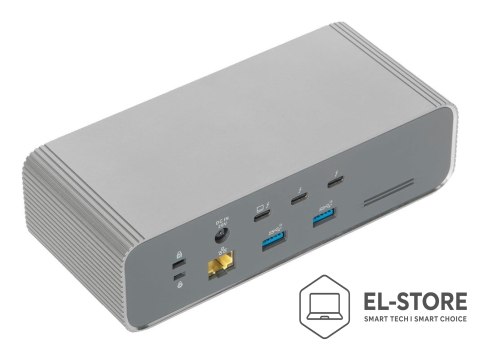 Targus Targus DOCK230EUZ stacja dokująca Przewodowa Thunderbolt 5 Srebrny