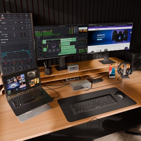 Targus Targus DOCK230EUZ stacja dokująca Przewodowa Thunderbolt 5 Srebrny