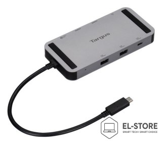 Targus Targus DOCK429GL stacja dokująca Przewodowa USB4 Srebrny