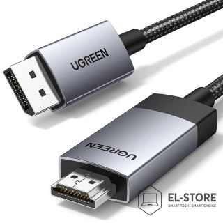 UGREEN Ugreen Kabel Display Port do HDMI DP119 4K, 1m, jednokierunkowy