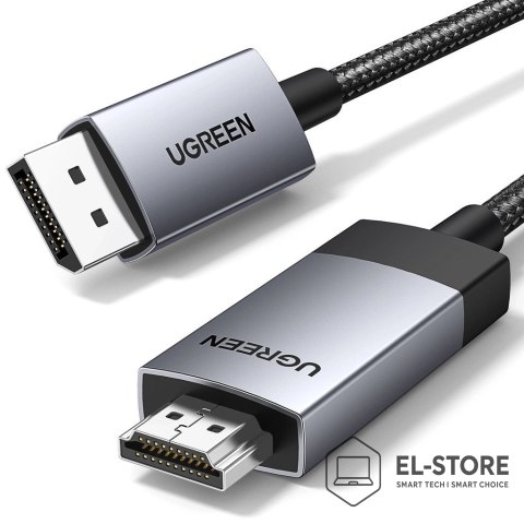 UGREEN Ugreen Kabel Display Port do HDMI DP119 4K, 1m, jednokierunkowy