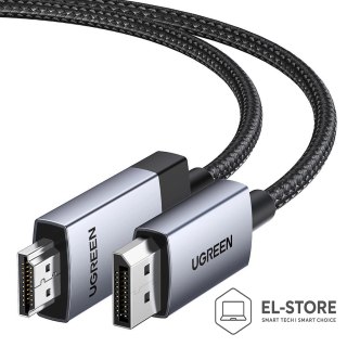UGREEN Ugreen Kabel Display Port do HDMI DP119 4K, 1m, jednokierunkowy