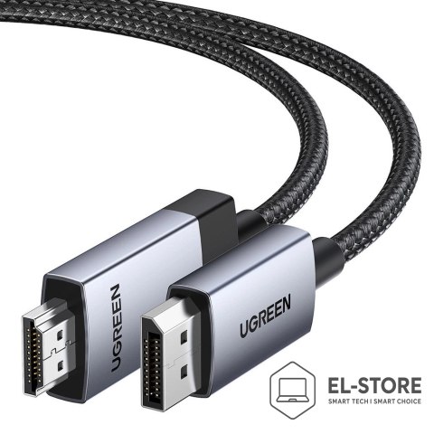 UGREEN Ugreen Kabel Display Port do HDMI DP119 4K, 1m, jednokierunkowy