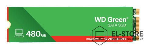 WD SSD SATA M.2 480GB 6GB/S/GREEN WDS480G3G0B WDC