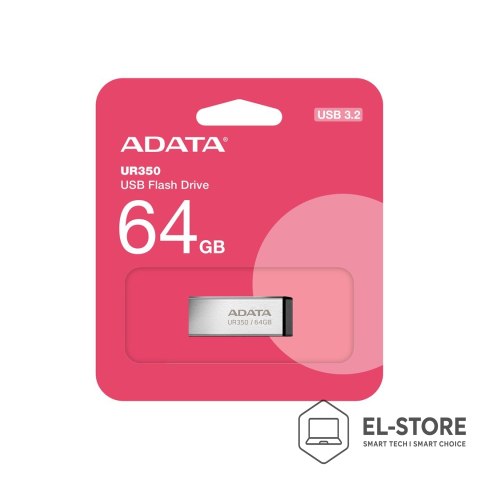 ADATA ADATA UR350 pamięć USB 64 GB USB Typu-A 3.2 Gen 1 (3.1 Gen 1) Czarny