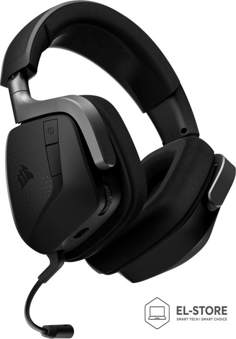 Corsair Corsair VOID v2 MAX WIRELESS Zestaw słuchawkowy Bezprzewodowy Opaska na głowę Gaming Bluetooth Czarny