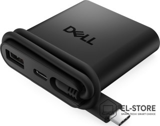 Dell DELL DA225 Przewodowa USB 3.2 Gen 1 (3.1 Gen 1) Type-C Czarny