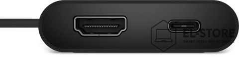 Dell DELL DA225 Przewodowa USB 3.2 Gen 1 (3.1 Gen 1) Type-C Czarny