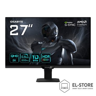 Gigabyte GIGABYTE G27Q20T monitor komputerowy 68,6 cm (27") 2560 x 1440 px Quad HD LED Czarny