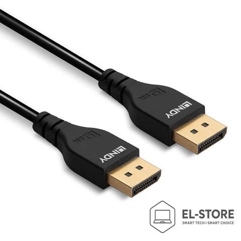 LINDY Lindy 36463 kabel DisplayPort 3 m Czarny